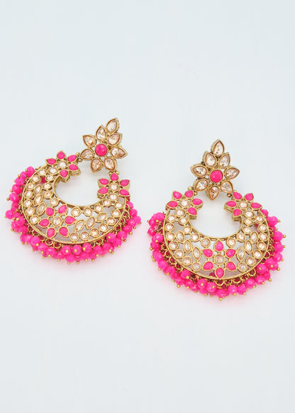 Sara Polki Chandbali Earrings