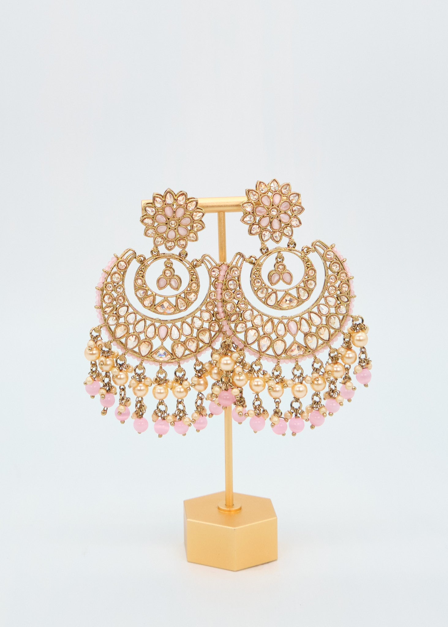 Deepika Polki Big Chandbali Earrings - Part 2