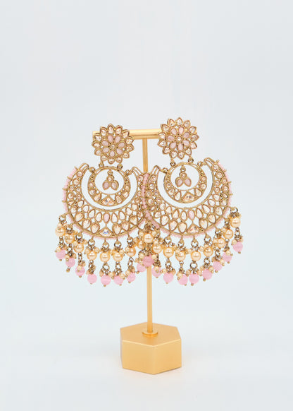 Deepika Polki Big Chandbali Earrings - Part 2