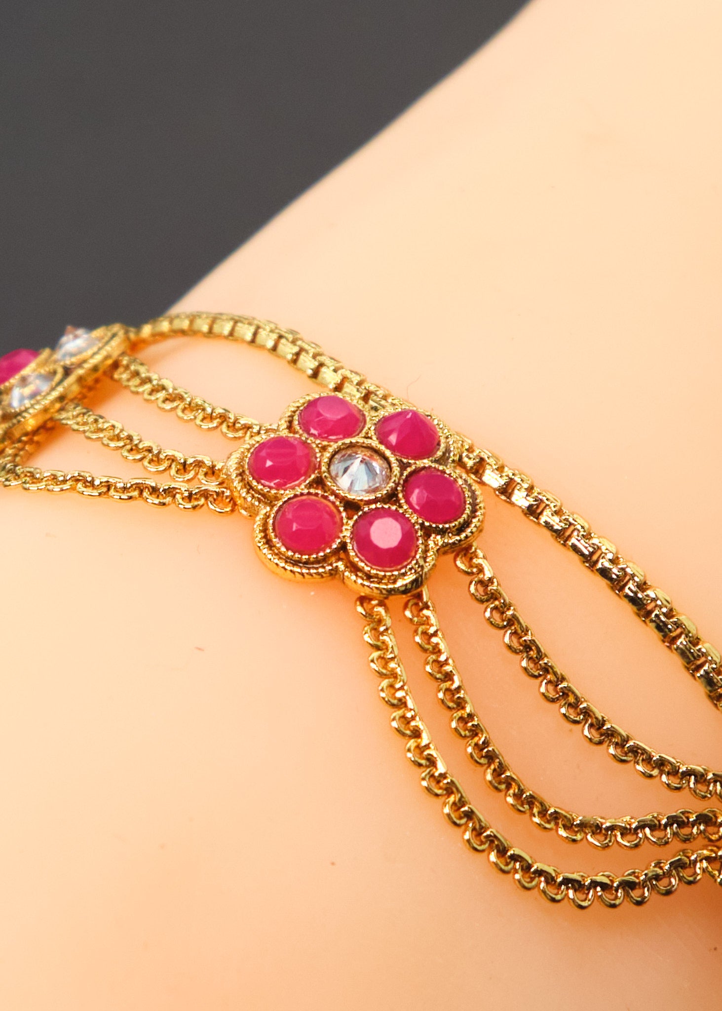 Traditional Kemp Floral Anklet Set