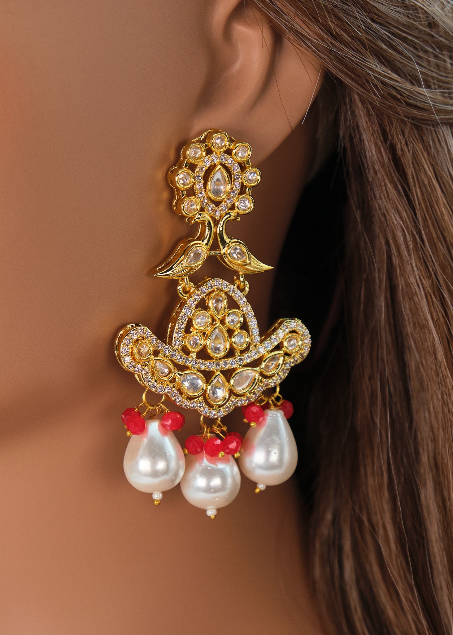 Naaz Tyaani Kundan Earrings