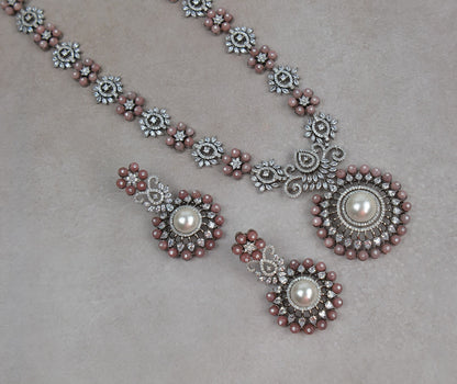 Crimson Victorian Splendor Necklace Set