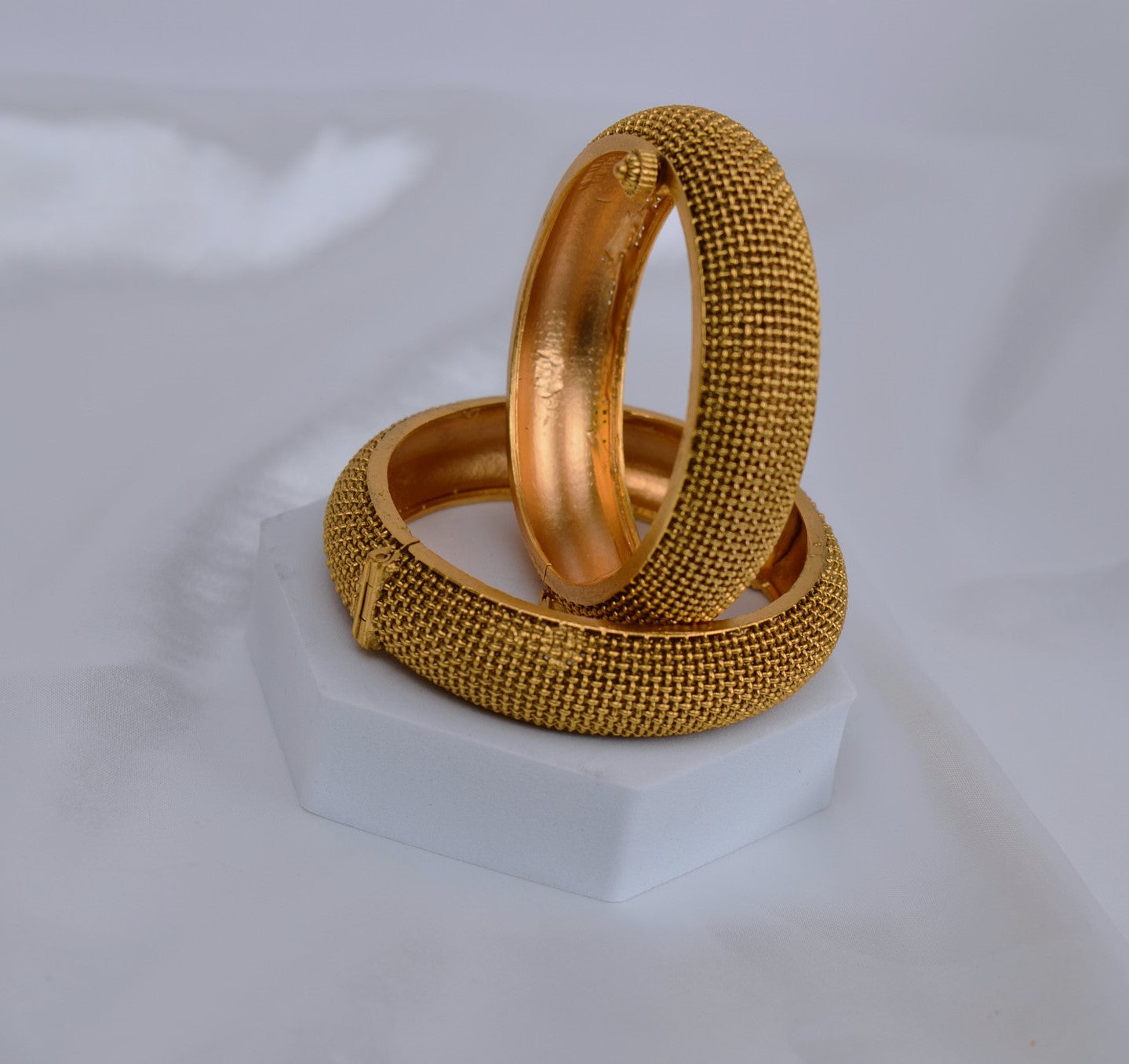 Traditional Antique Gold Openable Bangles Kada