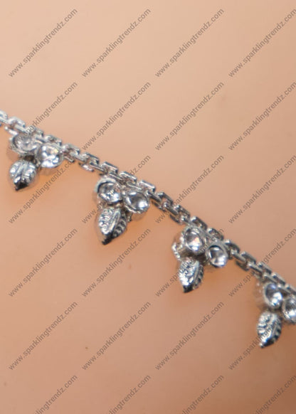 Delicate Cz Anklet Set Anklets