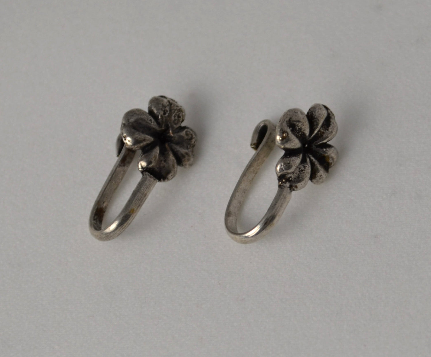 Oxidized German Silver Plated Handmade Non-Pierced Nose Clip. Rings