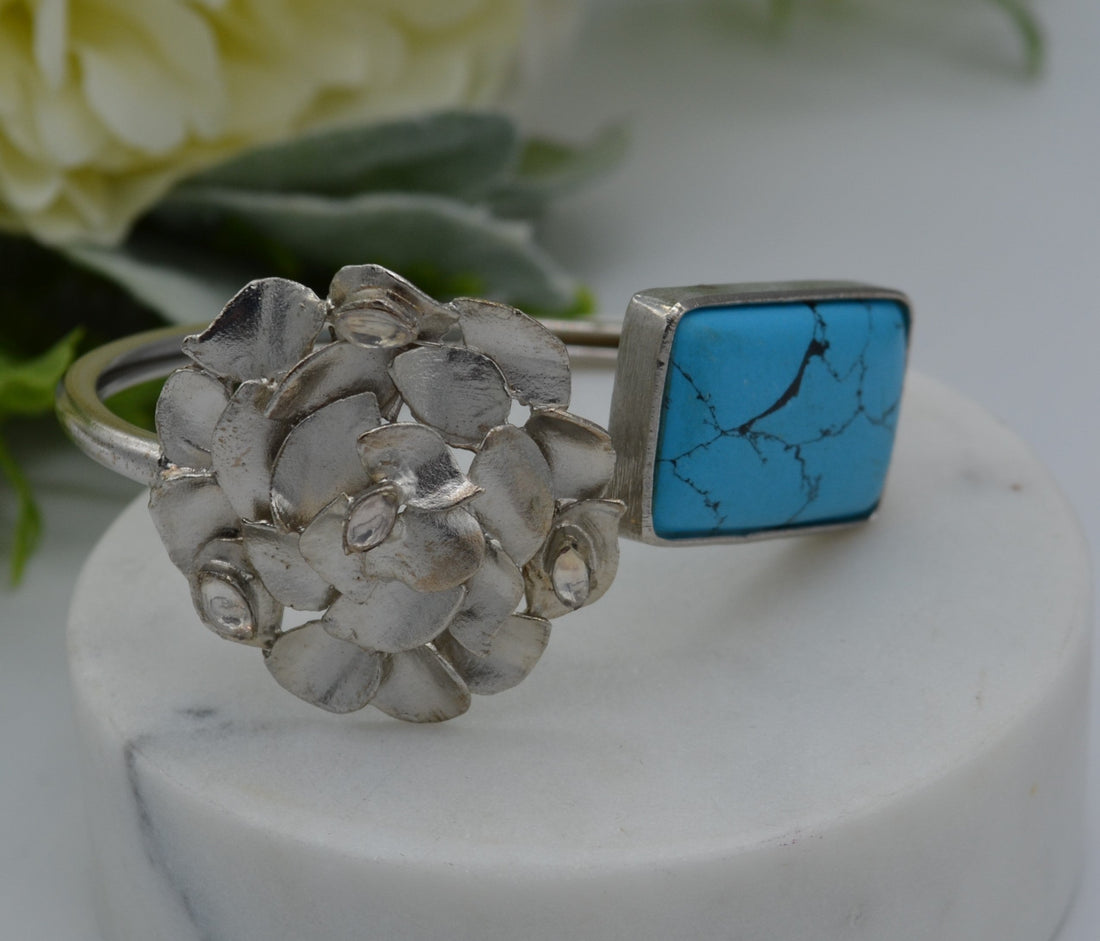 Natural Stone Cuff Bracelet Bracelets