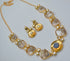 Contemporary Natural Mop Modern Kundan Necklace Set Blue Necklaces