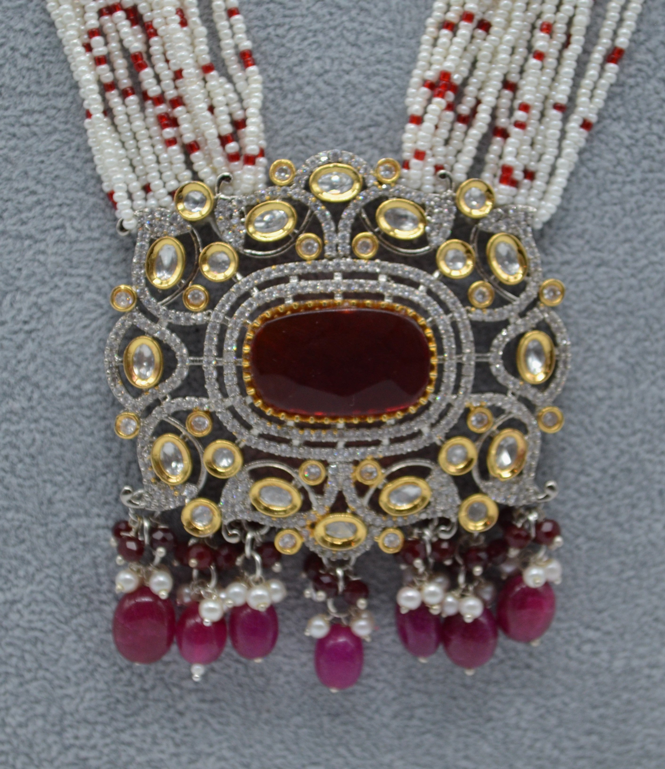 Designer Tyaani Kundan Necklace Set Necklaces