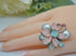 Cocktail Cz Monalisa Stone Adjustable Ring Mint Green Rings