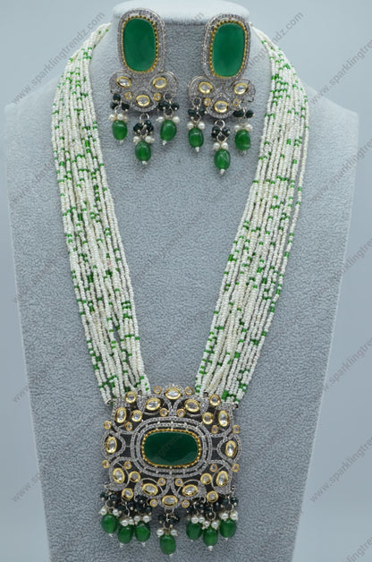 Designer Tyaani Kundan Necklace Set Necklaces