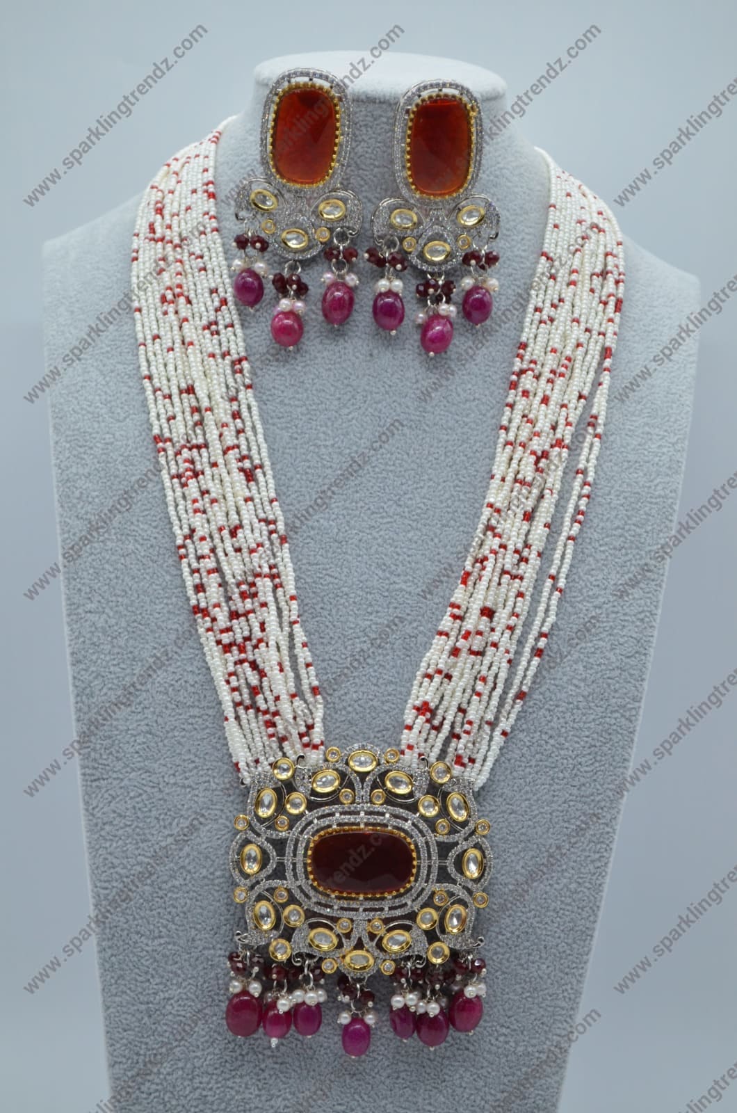 Designer Tyaani Kundan Necklace Set Necklaces