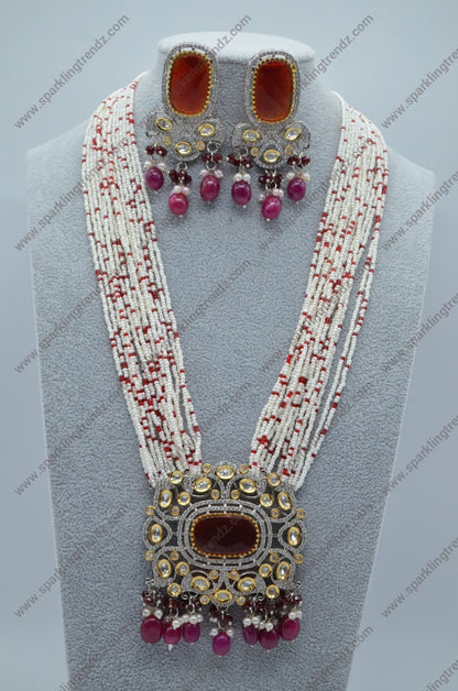 Designer Tyaani Kundan Necklace Set Necklaces