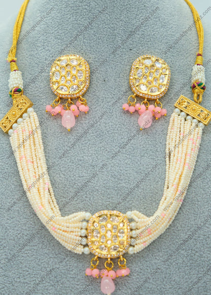 Tyaani Inspired Kundan Choker Set Necklaces